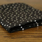 Black With Silver Dots