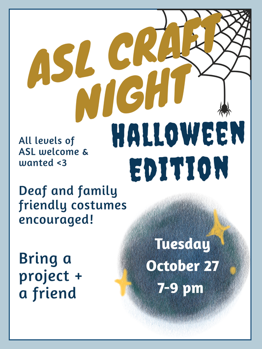 ASL Craft Night- Halloween Edition!