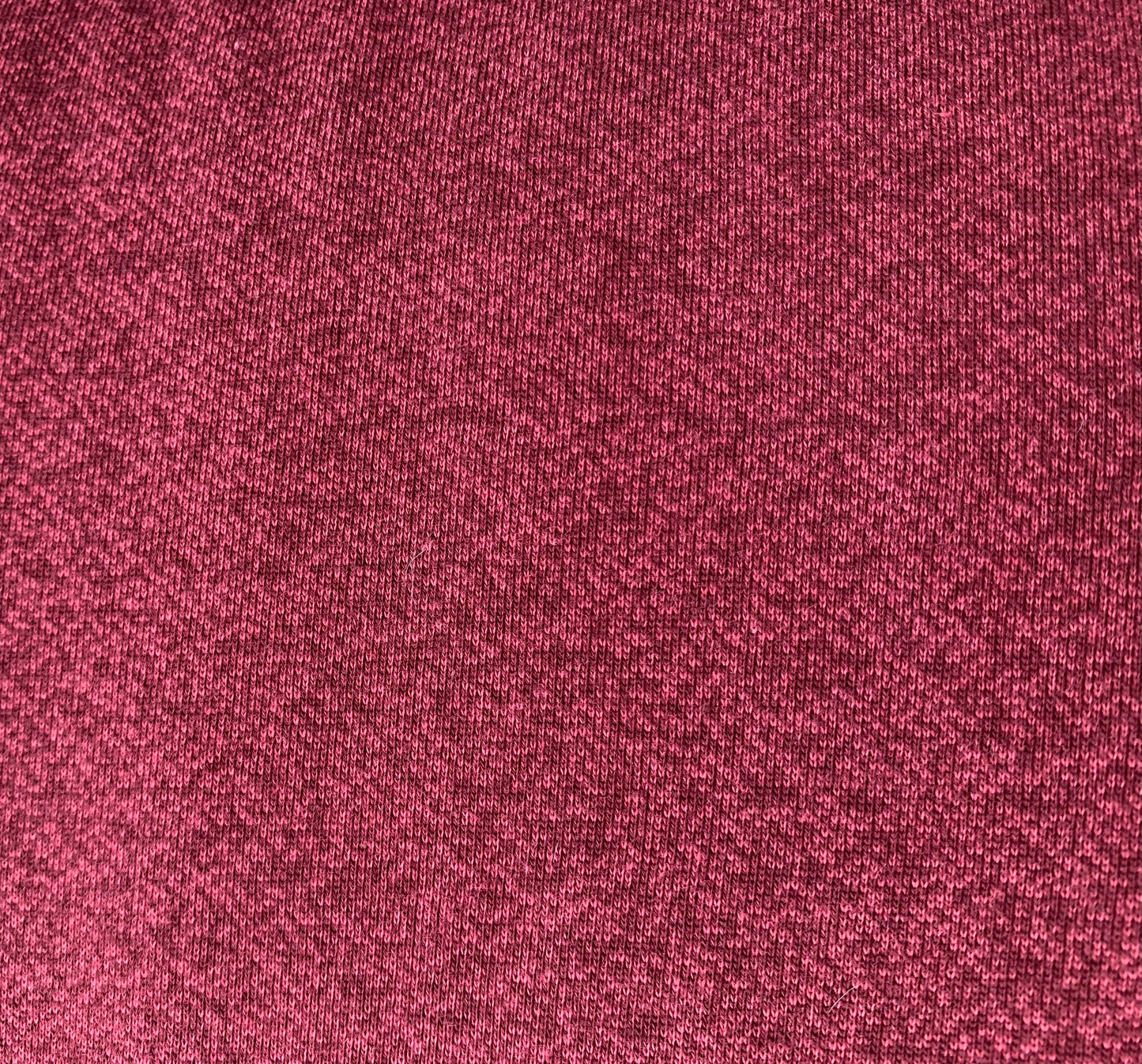 French Terry- Heathered Burgundy